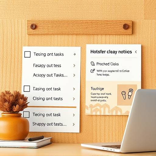 Screenshot of Notion Workspace for Task Management and Personal Productivity